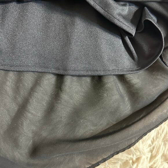 Vintage RABBIT RABBIT RABBIT DESIGNS BLACK ONE SHOULDER ASYMMETRIC Y2K DRESS 12 - Picture 5 of 9